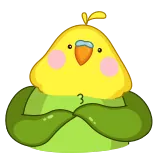 Зелёный Птенчик (@TgSticker) telegram stickers