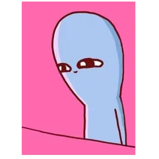 😊 外星人, 卡通, 搞笑, 可爱, 贴纸 telegram sticker