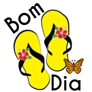 🙏 Zehentrenner, Sandalen, Sommer, Strand, Urlaub, Hibiskus, Schmetterling, Schuhe whatsapp sticker
