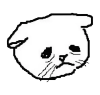 🥲 Sad Cat telegram sticker