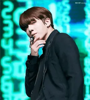 😏 man, pak, K-pop, zanger, artiest telegram sticker