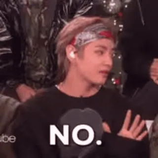 👎 NO. no, rifiuto, diniego, non, kpop, asiatico telegram sticker