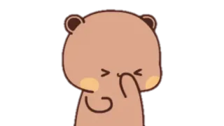 🍩 bear, cute, animal, cartoon, emoji telegram sticker