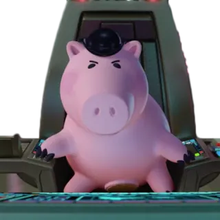 🐷 Hamm Toy Story Hamm, Toy Story, maiale, personaggio, Disney telegram sticker