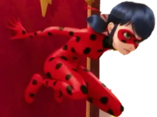 🐞 Ladybug Miraculous: Tales of Ladybug & Cat Noir 瓢虫少女, 瓢虫, 超级英雄, 卡通, 玛丽娜, 超能力 whatsapp sticker