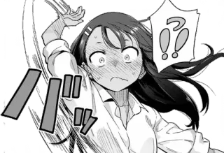 ‼️ Nagatoro Don't Toy with Me, Miss Nagatoro Anime, Manga, Nagatoro, Chica, Uniforme escolar, avergonzada telegram sticker