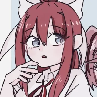 😯 Animé, Manga, Écolière, Dessin animé, Mignon whatsapp sticker