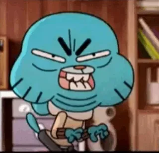 😱 Gumball Watterson The Amazing World of Gumball whatsapp sticker