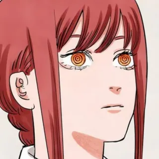 🍒 Makima Chainsaw Man Anime, Manga, Makima, Chainsaw Man, Charakter, Frau telegram sticker