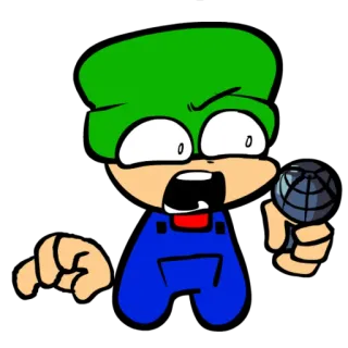 ⬆️ Bambi Friday Night Funkin', Video Game, Sticker, Bambi telegram sticker
