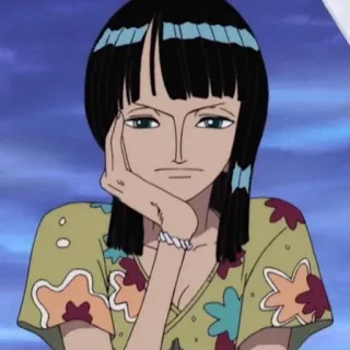 😐 Nico Robin One Piece Anime, Frau, Nico Robin, One Piece, Manga telegram sticker