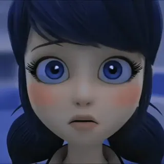 🐞 Marinette Dupain-Cheng Miraculous: Tales of Ladybug & Cat Noir การ์ตูน, อนิเมะ, แอนิเมชั่น, ผู้หญิง, ตัวละคร whatsapp sticker