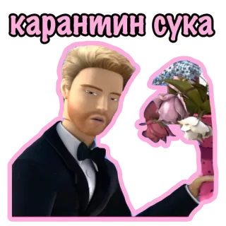 😤 kарантин сука whatsapp sticker