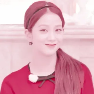 🤨 Jisoo K-pop, cantante, ídolo, celebridad, mujer, cara, retrato telegram sticker