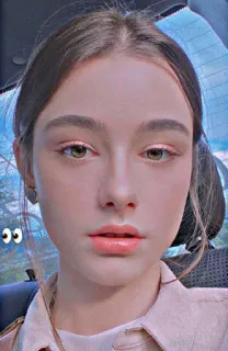 🌸 retrato, mulher, menina, rosto, beleza, selfie telegram sticker
