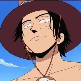 🪐 Ace One Piece anime, character, one piece, ace, pirate telegram sticker