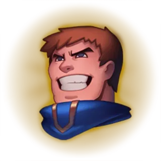 😃 Garen League of Legends Garen, League of Legends, Personaggio videogioco, MOBA, Cartone animato, Demacia telegram sticker