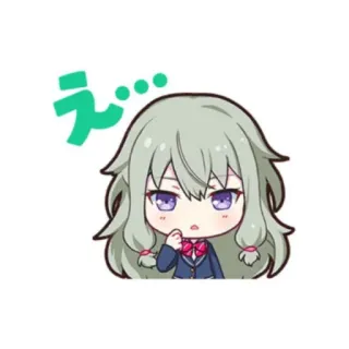 🍵 え Anime, Mignon, Chibi, Japonais, Dessin animé whatsapp sticker
