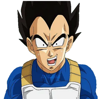 😵 Vegeta Dragon Ball Anime, Dragon Ball, Vegeta, Saiyan, Kartun whatsapp sticker