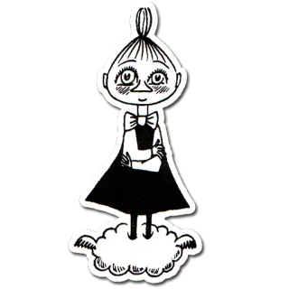 ☺️ Little My Moomins Pequeña My, Moomins, Dibujos animados, Personaje, Finlandia, Cultura sueco-finlandesa telegram sticker