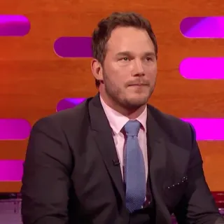 🐁 Chris Pratt aktor, selebriti, potret, pria, setelan telegram sticker