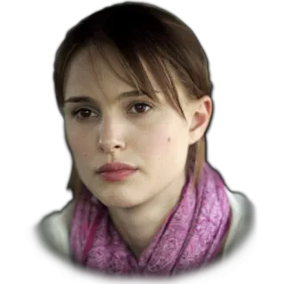 🙂 Natalie Portman actress, portrait, celebrity, woman, face telegram sticker