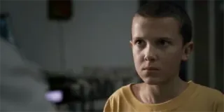 🌞 Eleven Stranger Things eleven, stranger things, millie bobby brown, bambino/a, psichico, netflix telegram sticker