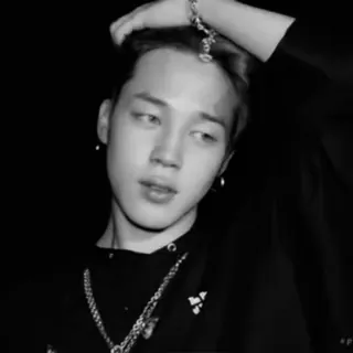 ♟ Jimin Jimin, BTS, K-pop, singer, idol, portrait, celebrity telegram sticker