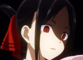 ❤️ Kaguya Shinomiya Kaguya-sama: Love Is War Anime, Mangá, Kaguya-sama, Love is War, Kaguya Shinomiya, Rosto, Expressão telegram sticker