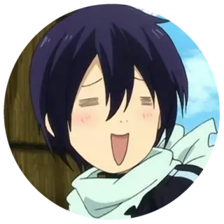 🤩 Yato Noragami 动漫, 角色, 神, 可爱, 搞笑, 漫画 whatsapp sticker