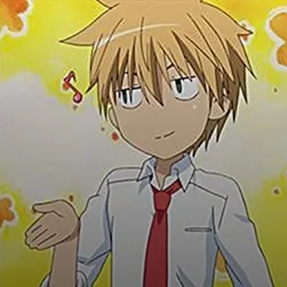▪️ Usui Takumi Kaichou wa Maid-sama! Anime, Mangá, Usui, Takumi, Maid-sama!, Personagem, Bonito, Bonito telegram sticker
