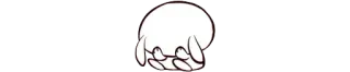 🍬 środkowy palec, obraźliwy gest, biała plama telegram sticker