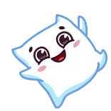 👋 almofada, sono, fofo, kawaii, desenho animado, personagem telegram sticker