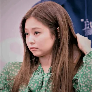 🦋 Jennie k-pop, певица, женщина, знаменитость, портрет telegram sticker