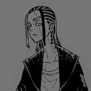 ✖️ Haruchiyo Sanzu Tokyo Revengers anime, manga, character, tokyo revengers, haruchiyo sanzu, sanzu, anime character whatsapp sticker