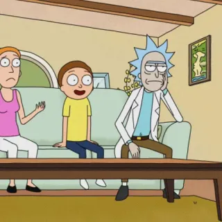 🛸 Rick Sanchez Rick and Morty Rick and Morty, Cartoon, Erwachsenenanimation, Familie, Comedy telegram sticker