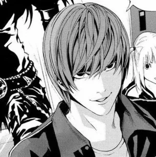✖️ Light Yagami Death Note Anime, Manga, Death Note, Light Yagami, Kira, Intellettuale, Pianificazione telegram sticker
