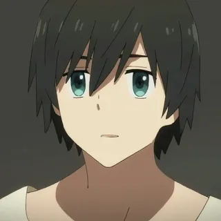 🦋 Hiro Darling in the Franxx Anime, Postać, Hiro, Darling in the Franxx telegram sticker