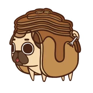 PugliePug whatsapp stickers