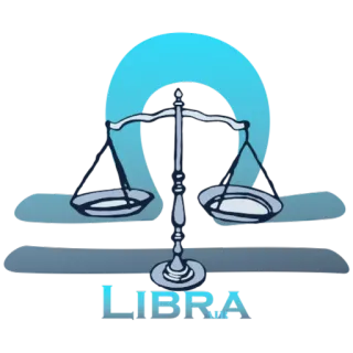 ♎ LIBRA sterrenbeeld, astrologie, horoscoop, sterrenbeeld, weegschaal, weegschaal telegram sticker