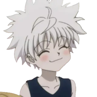 😊 Killua アニメ, キャラクター, キルア, HUNTER×HUNTER telegram sticker