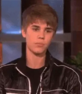 😐 Justin Bieber ジャスティン・ビーバー, 歌手, セレブ, 若い, ティーン telegram sticker