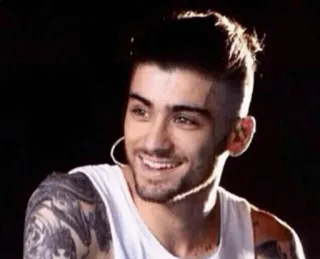 😂 Zayn Malik music, singer, celebrity, tattoo, pop telegram sticker