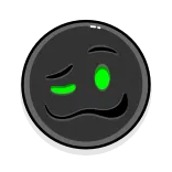 🥴 emoji, smiley, winking, face, digital telegram sticker