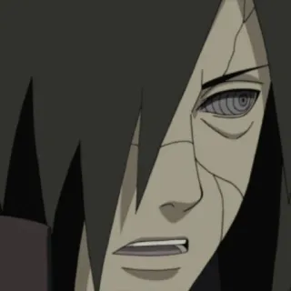 🗝 Madara Uchiha Naruto anime, manga, uchiha, villain, sharingan telegram sticker