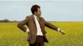 ⌚ Mr. Bean comedy, funny, tv show, actor, humor whatsapp sticker
