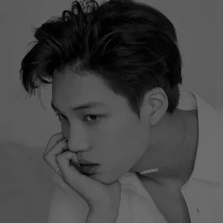 🌪 portrait, homme, personne, noir et blanc, monochrome telegram sticker