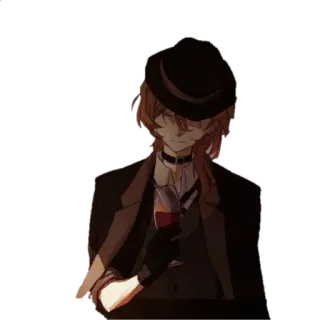💔 Animé, Personnage, Boire, Vin, Chapeau telegram sticker