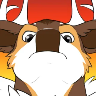 👀 Sawsbuck Pokémon telegram sticker