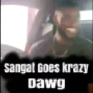 😂 Sangat Goes krazy Dawg telegram sticker
